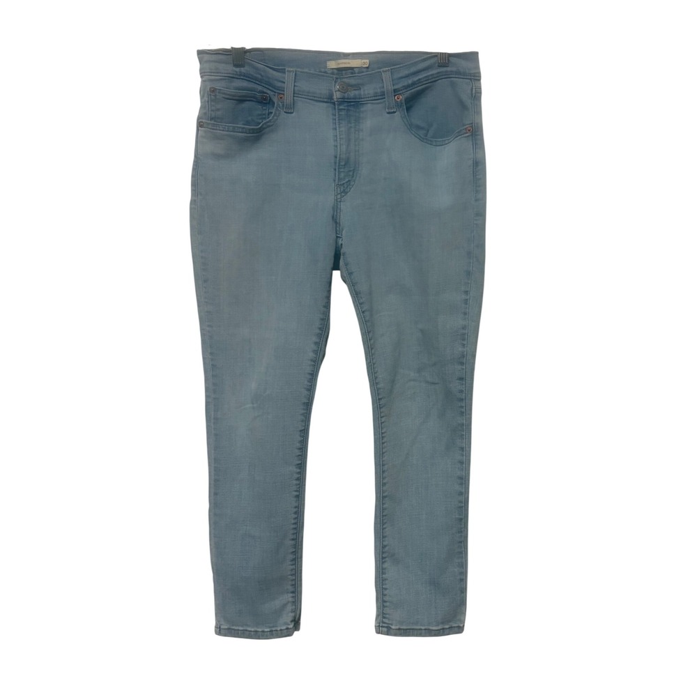 Levis Womens Boyfriend‎ Light Wash Blue Stretch Denim Jeans Size 30/10